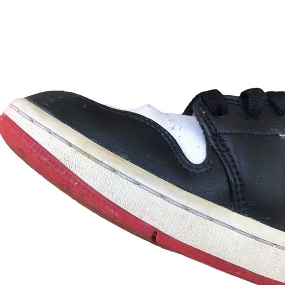 2020 Nike Air Jordan 1 Mid Gym Red Black White Size 9 - Picture 10 of 16